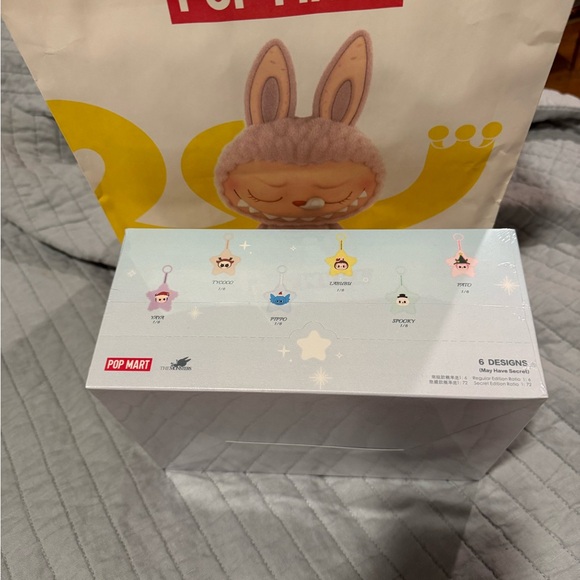 Pop Mart Monsters Classic Series Sparkly Plush Pendants Collectibles - Picture 4 of 5